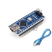 Mikrokontroler Nano v3.0 zgodny z Arduino miniUSB Atmega328 CH340 + kabel USB