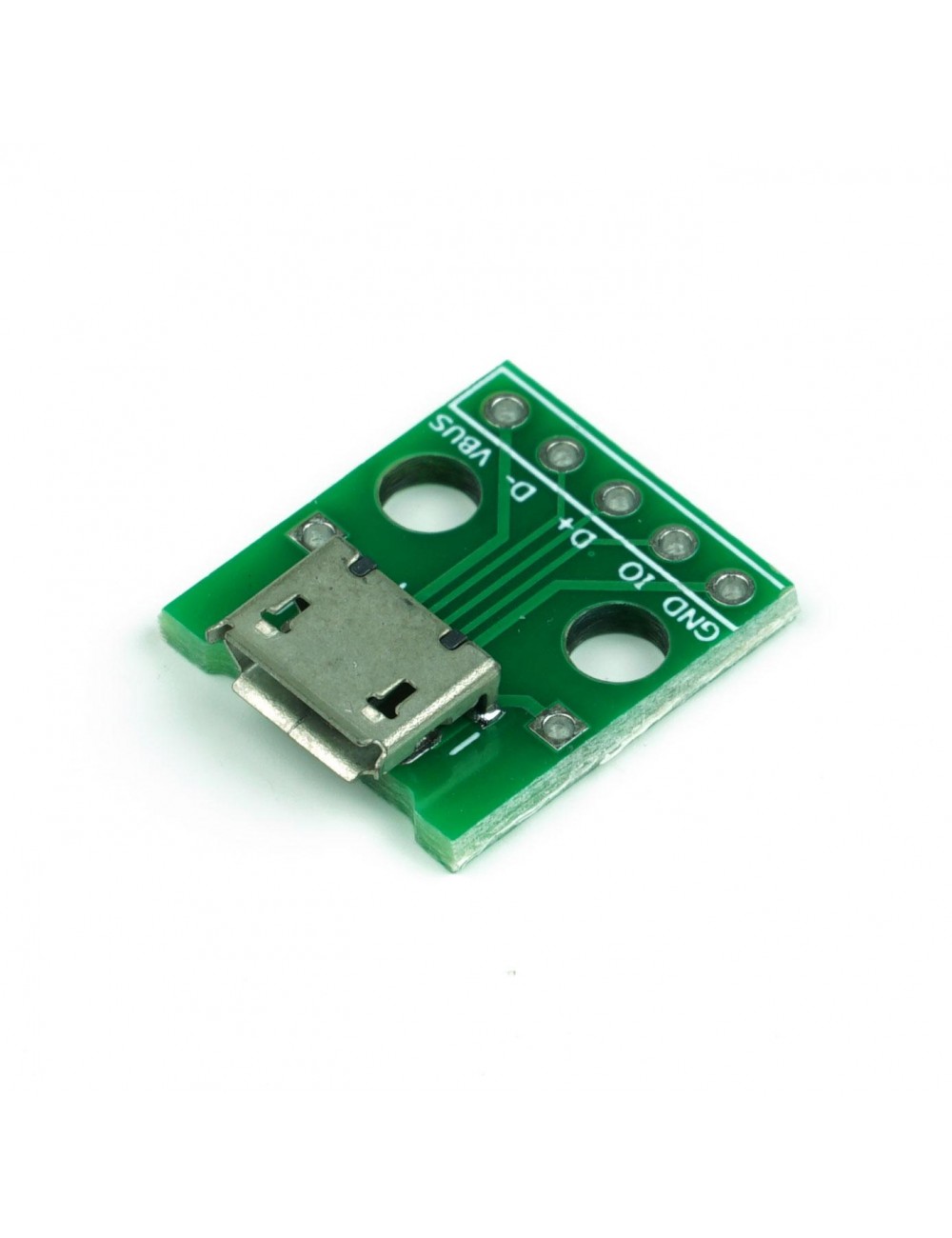Adapter przejściówka z micro USB na DIP gniazdo microUSB typ B