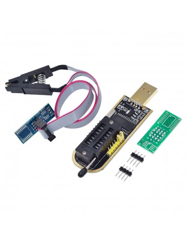 Programator USB CH341A SPI Flash EEPROM + klips