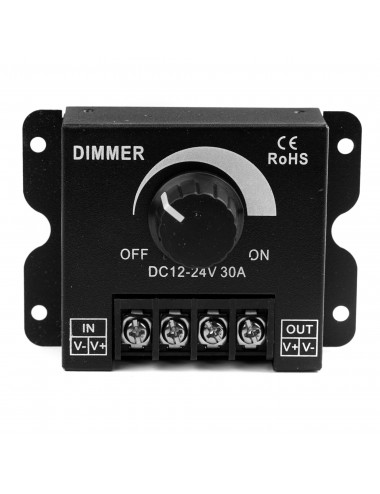 Ściemniacz LED DIMMER regulator 12V 24V 30A 360W PWM