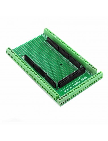 Arduino Mega2560 Terminal block ARK shield zlutowany