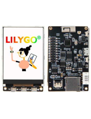 ESP32 LilyGO TTGO T4 LCD 2.4" ILI9341 slot SD