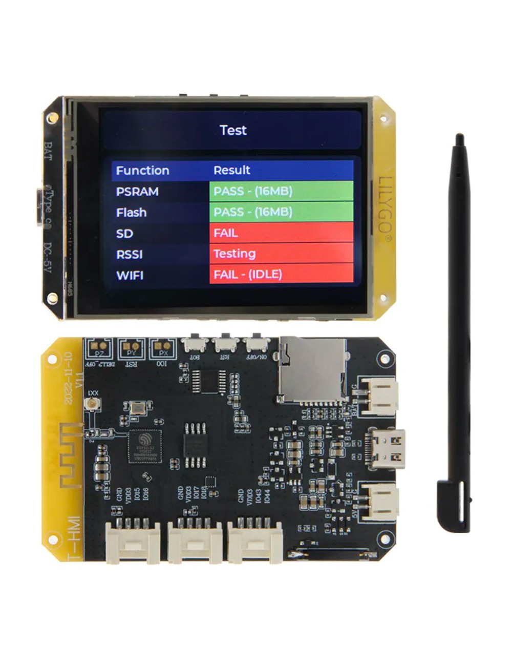 ESP32-S3 LilyGO T-HMI dotykowy LCD 2.8" ST7789 WiFi Bluetooth slot TF