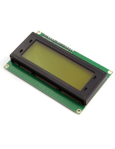 Wyświetlacz LCD 2004 z konwerterem I2C HD44780 zielony