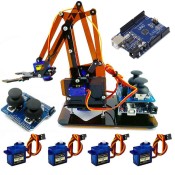 Robotyczne ramię robota 4DOF joystick serwa mikrokontroler Arduino pełny zestaw