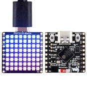 ESP32-S3 wyświetlacz RGB Matrix 8x8 żyroskop akcelerometr QMI8658C USB-C